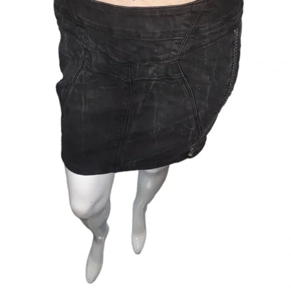 Pre loved Blank NYC Embellished Denim boho Skirt - - Picture 2 of 14